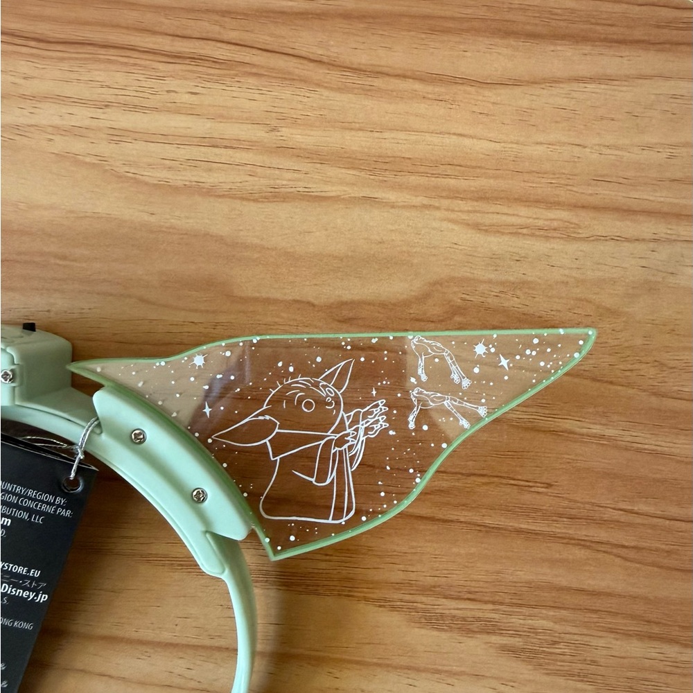 Star Wars The Mandalorian's Grogu Yoda Light-Up Minnie Ears NWT Disney Parks - Picture 9 of 9